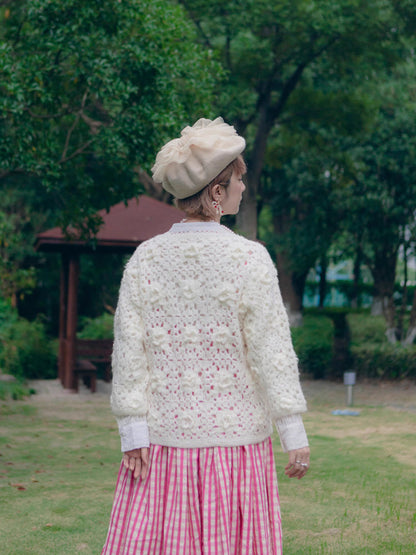 Embroidered flower jacket