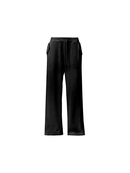 Fleece Draped Casual Pants