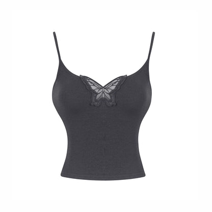 Butterfly Embroidery Camisole