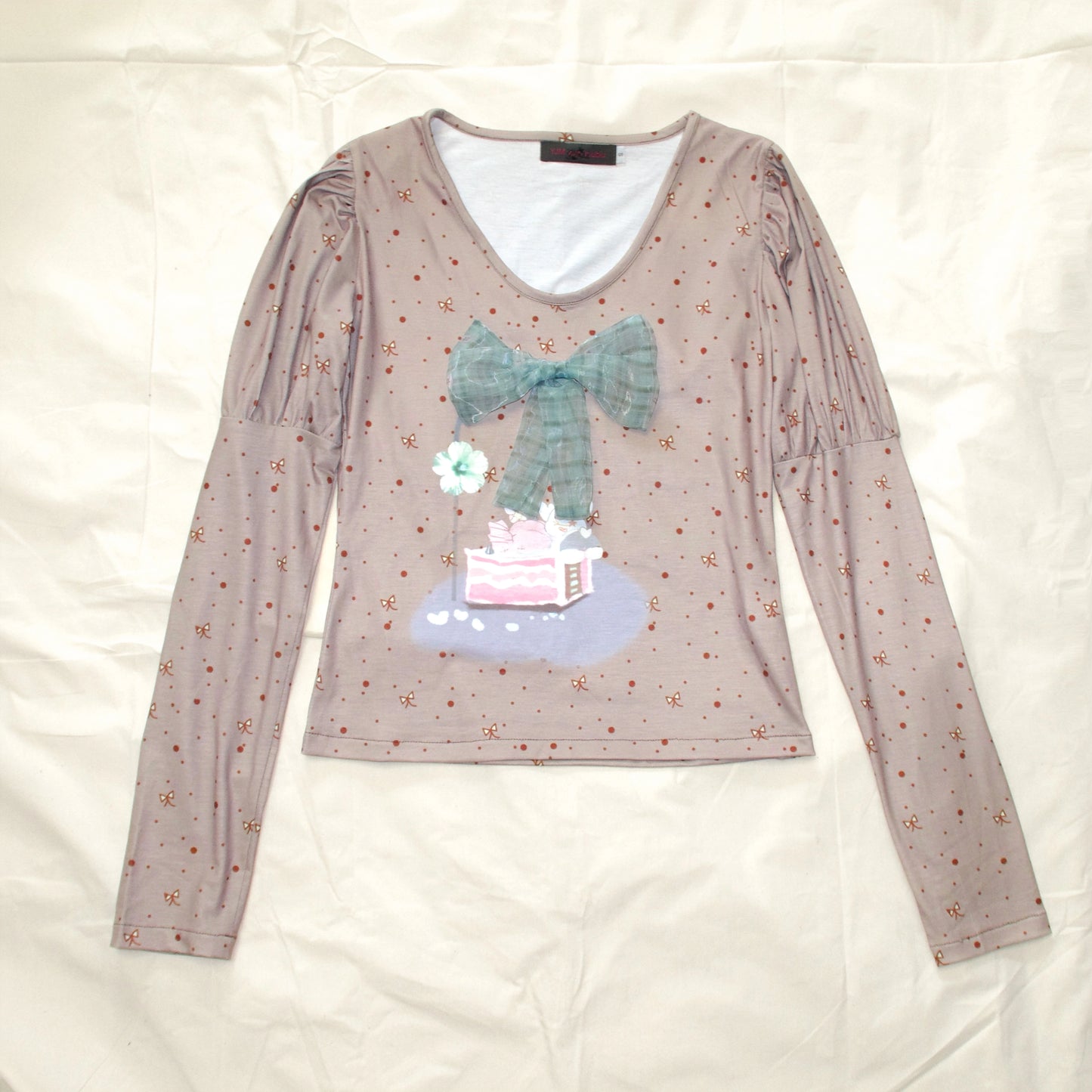 Bubble Long-Sleeved Top
