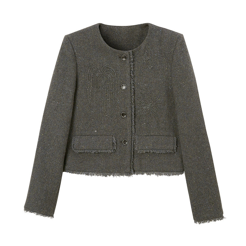 Bead-Embroidered Fireworks Jacket