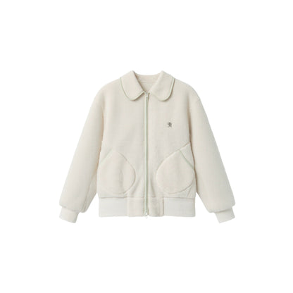 Retro Doll Collar Wool Jacket