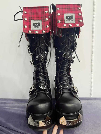 Platform night fashion boots