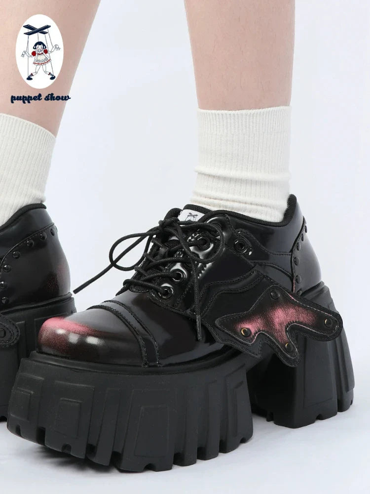 Hot girl punk platform shoes