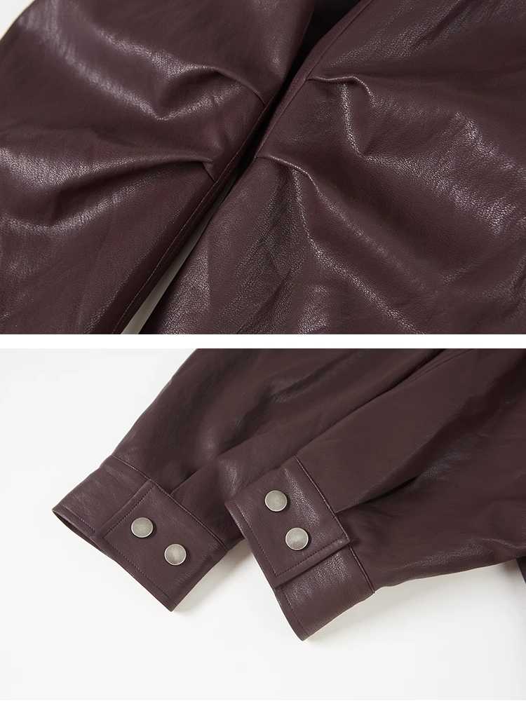 Retro leather jacket