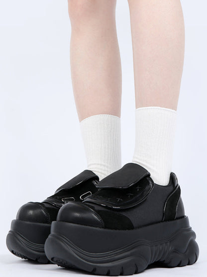 Punk style platform shoes