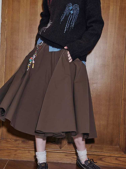 Loose umbrella skirt