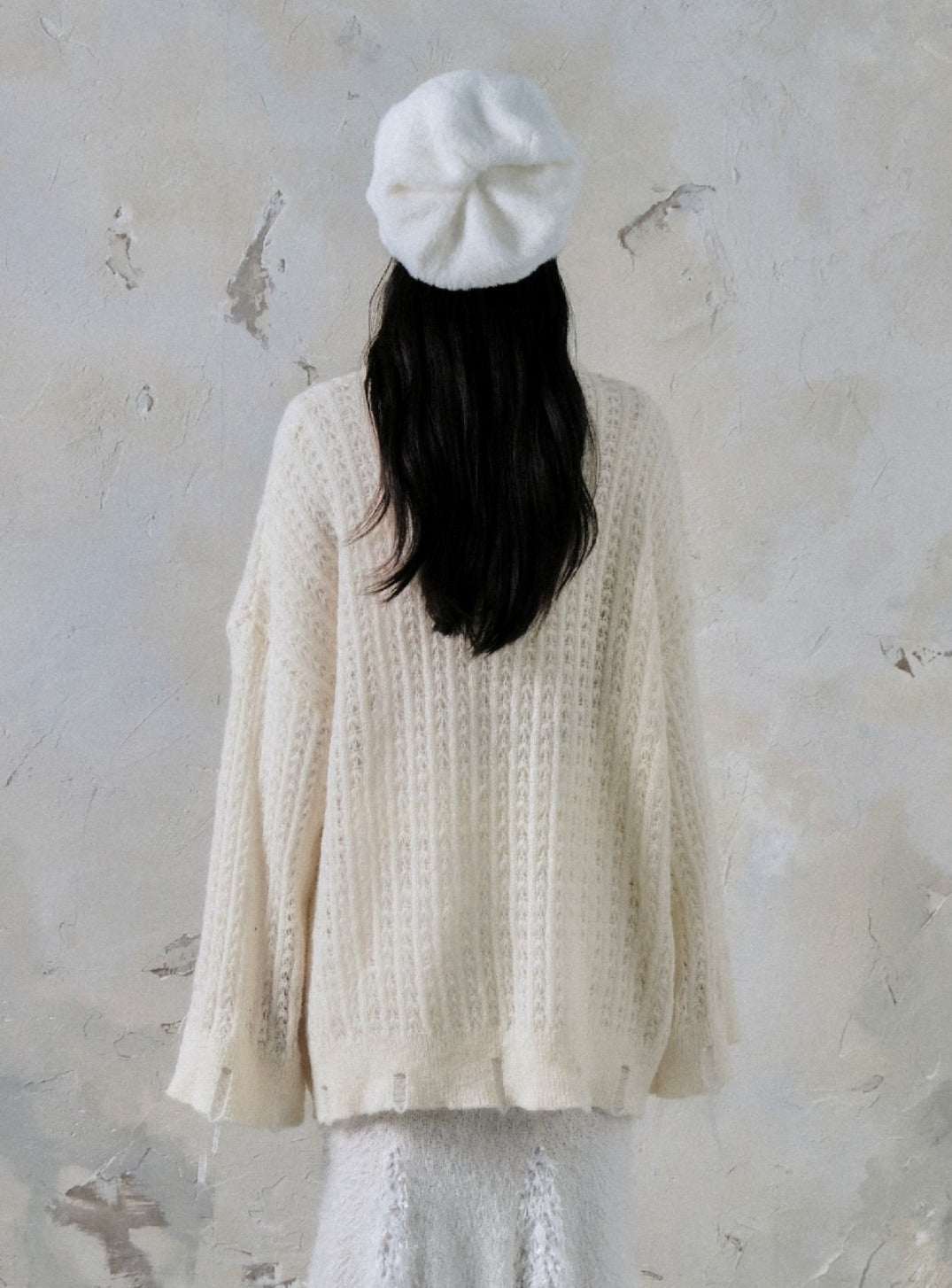 Hole Loose Knitted Tops