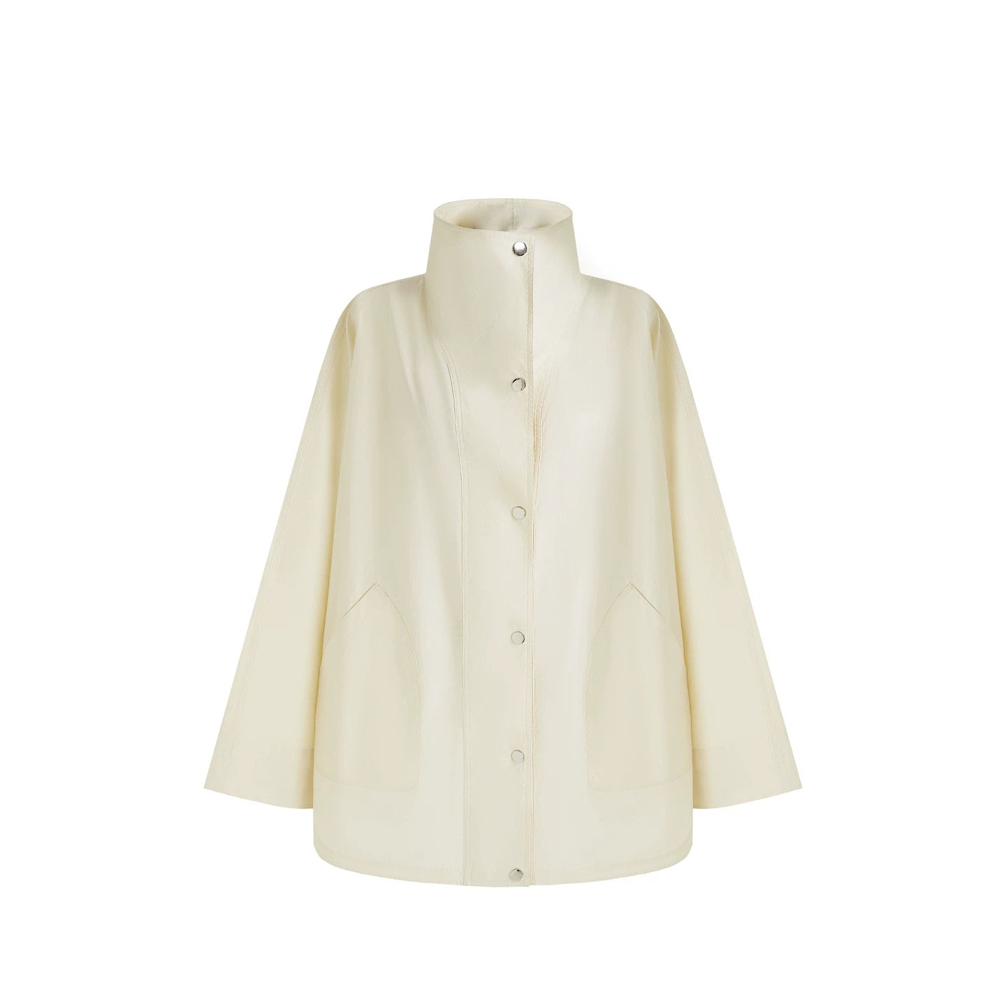 Trenchcoat mit Metallknopf
