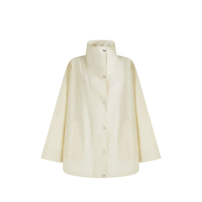 Trenchcoat mit Metallknopf
