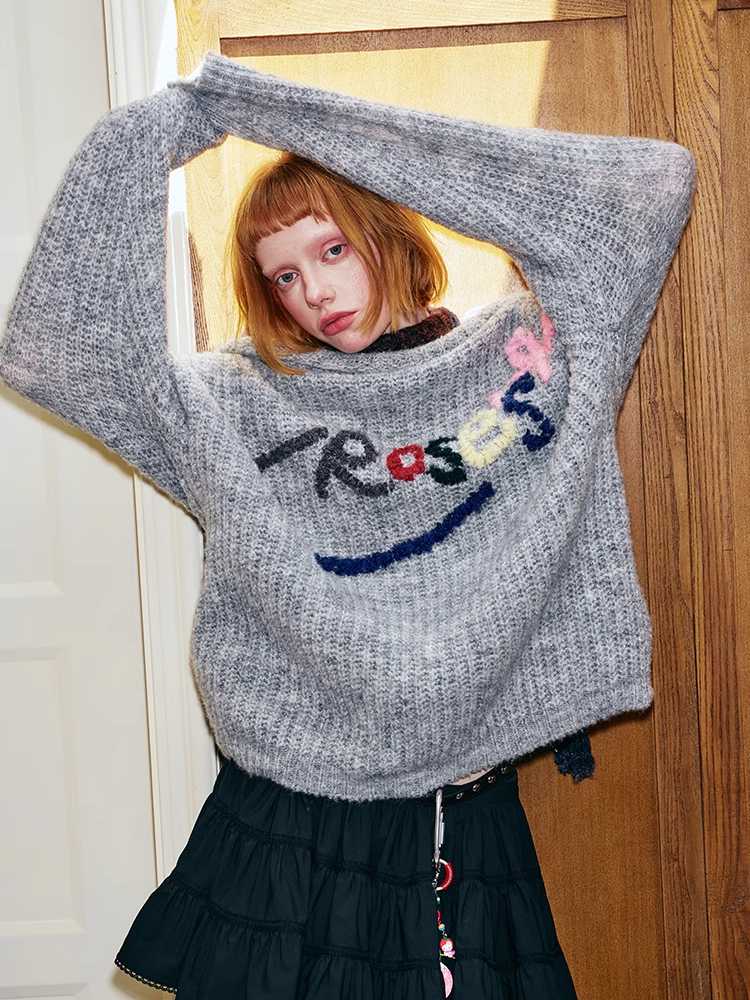 Embroidered sweater