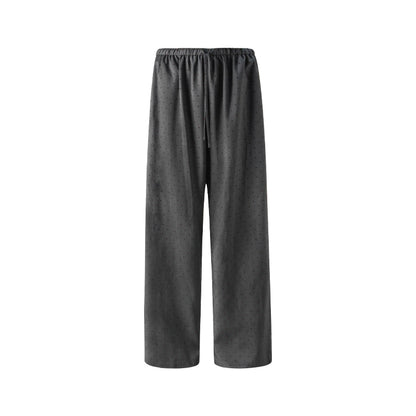 Retro Gray-Red Polka Dot Trousers