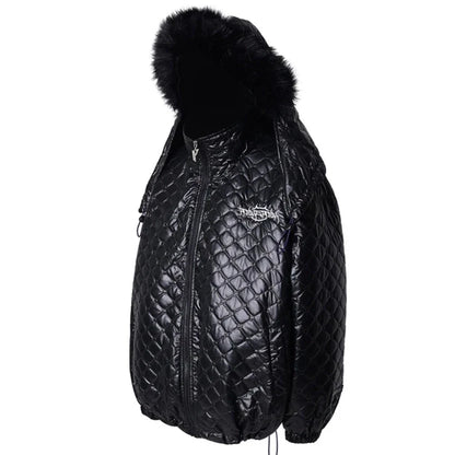 Fox Fur Loose Genderless Cotton Jacket