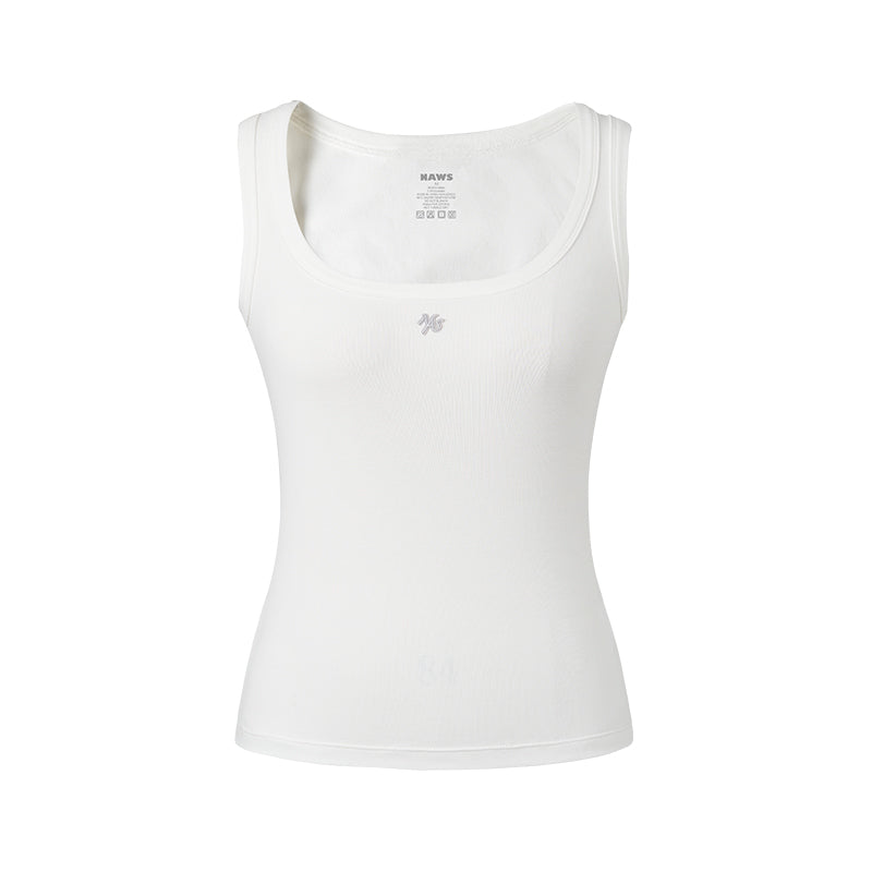 Slim U-Neck Sports Top