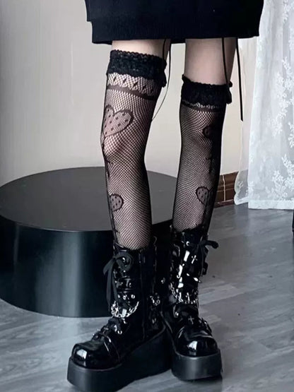 Hot girl calf stockings