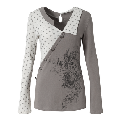 Vintage Striped Knitted Top