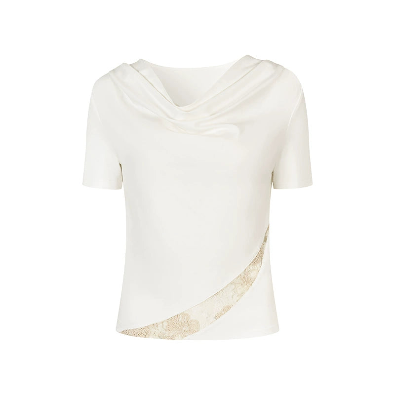 Asymmetrical Lace Top