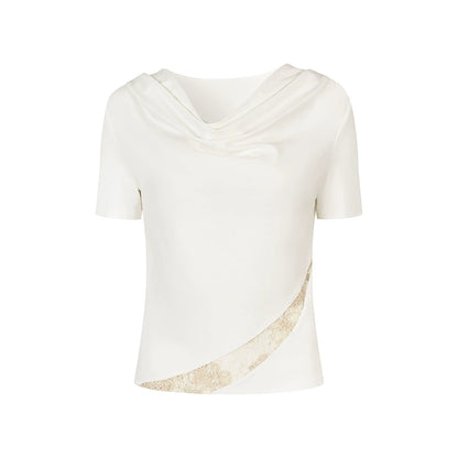 Asymmetrical Lace Top