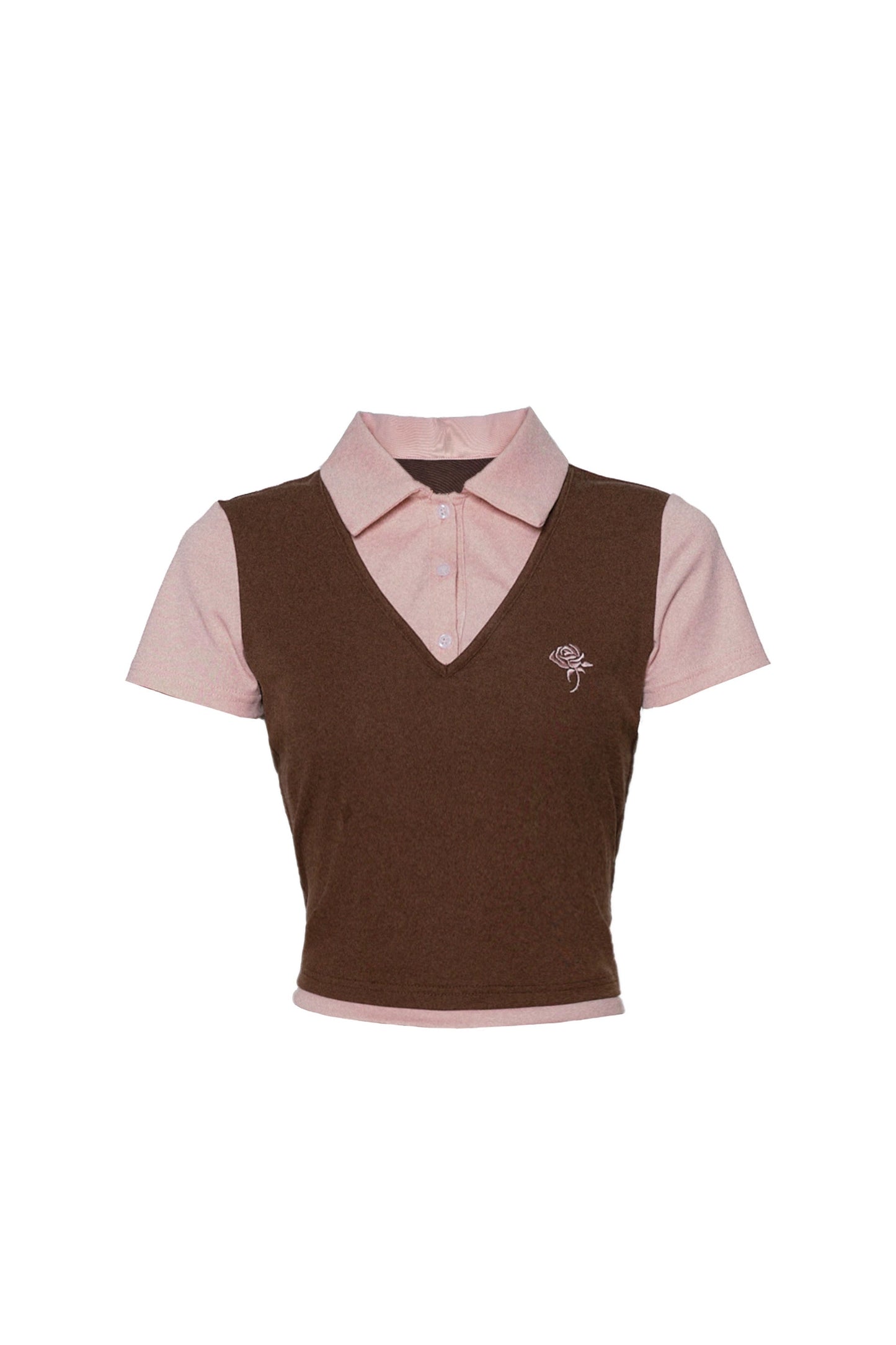 Pinkish Brown Rose Tee