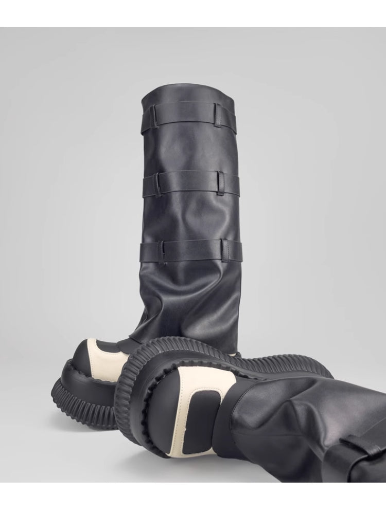 Original black motorcycle boots