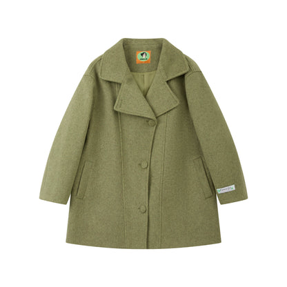 Green Manor Woolen Coat