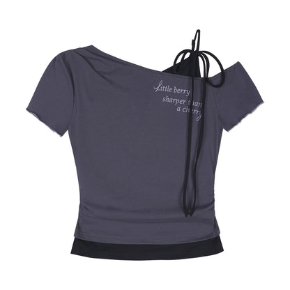 Pure Desire One-Shoulder T-Shirt