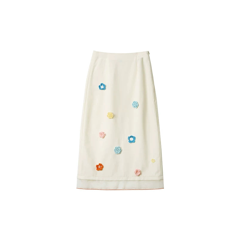Dreidimensionaler Organza-Rock