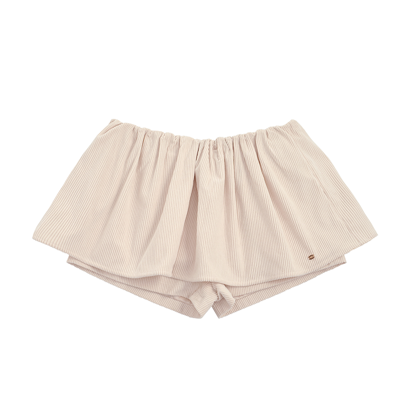 Elastic Waist Corduroy Pants