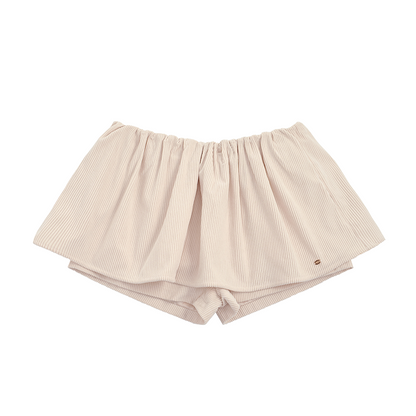 Elastic Waist Corduroy Pants