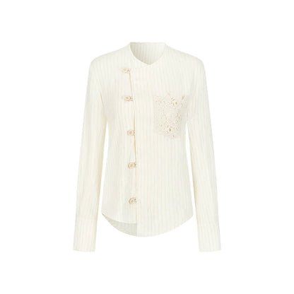 Moon Cage Linen Blouse