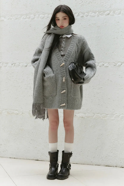 Intellectual Gray Collegiate Coat