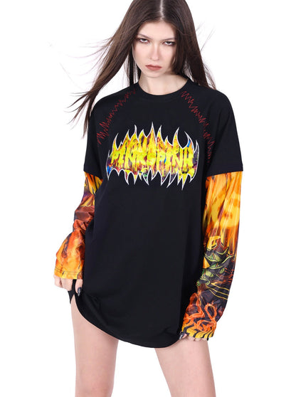 Flame Cat Top