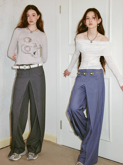 Wide leg pants