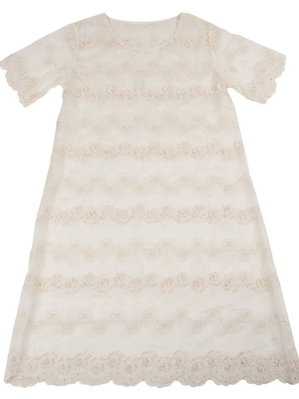 Cotton short sleeve dress