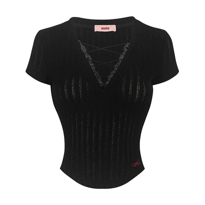 Sleek V-Neck T-Shirt