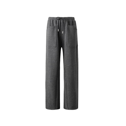 Gray Zipper Slim-Fit Top & Pants Set-Up