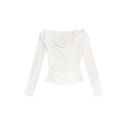 Wind-Blown Collar Top