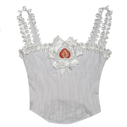 Polka Dot Strawberry Camisole Top