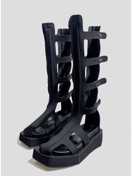 Coole Plattform-Fashion-Stiefel 