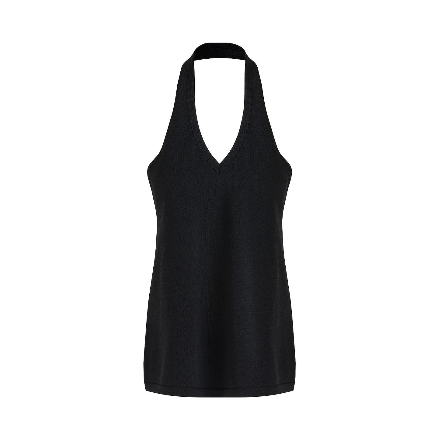 Unspoken Black Backless Camisole