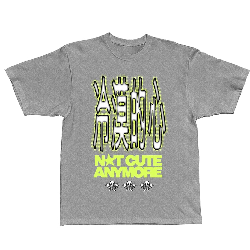 T-Shirt mit gleichgültigem Herz