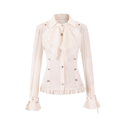 Undercurrent Romantic Ruffled Shirt