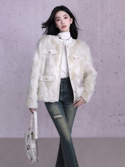 Fur Small Plush Jacket