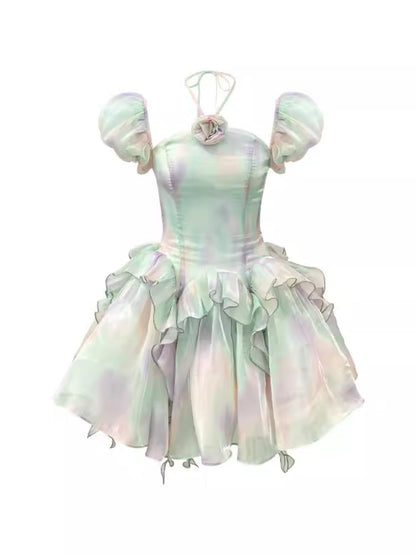 Fringe tutu princess dress