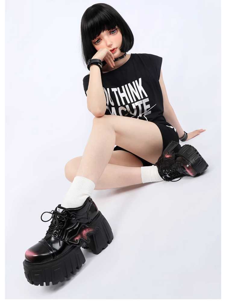 Hot girl punk platform shoes