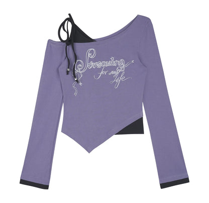Black and Purple Desire Top