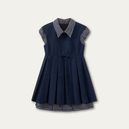 Woolen Short Sleeve Dress