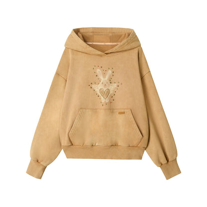 Autumn Angel Rabbit Hoodie
