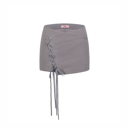 Sweet Lace-Up Summer Skirt
