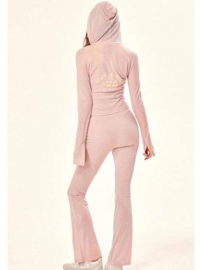 Rose color casual suit